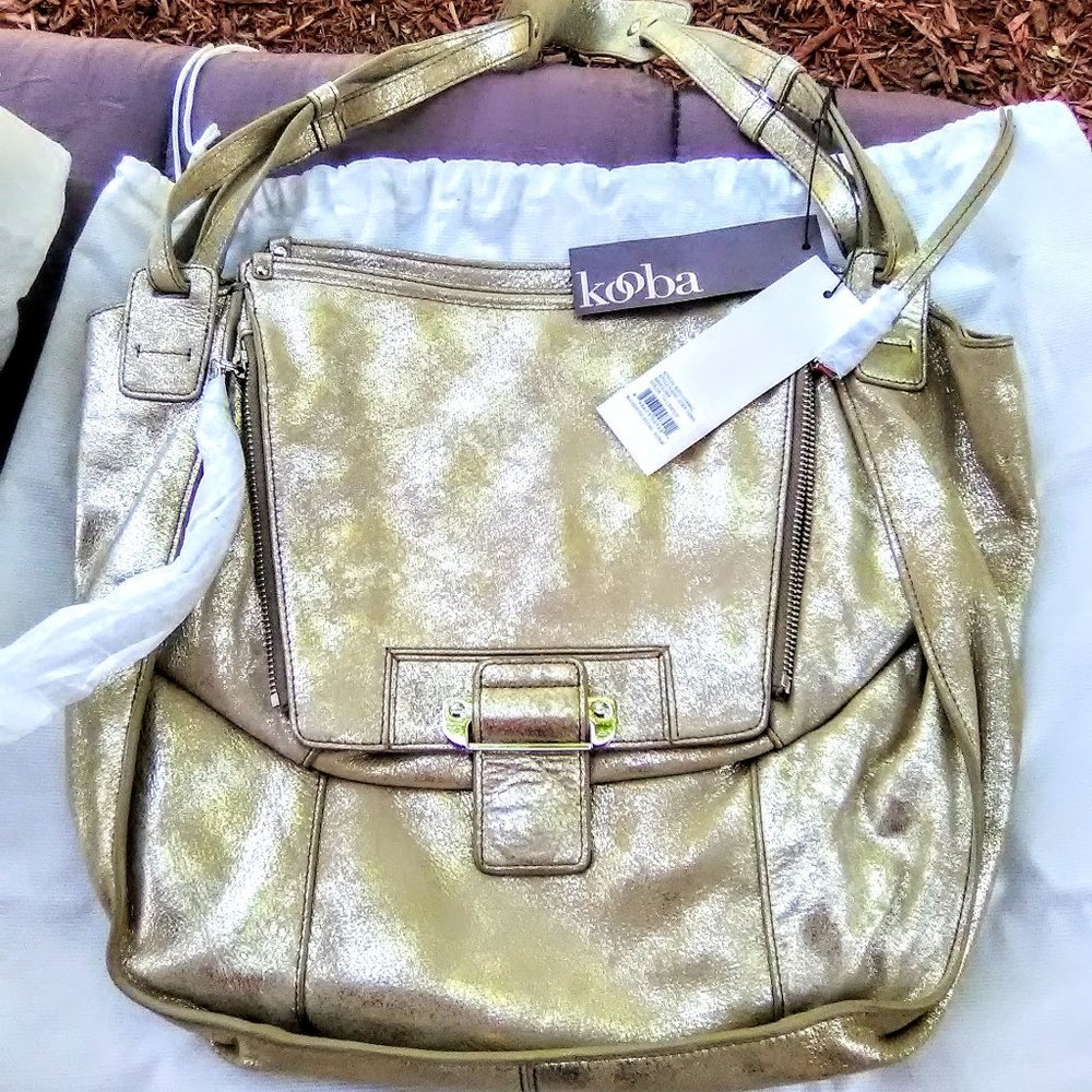 Kooba Zoey Long Kangaroo Pouch Shoulder Bag